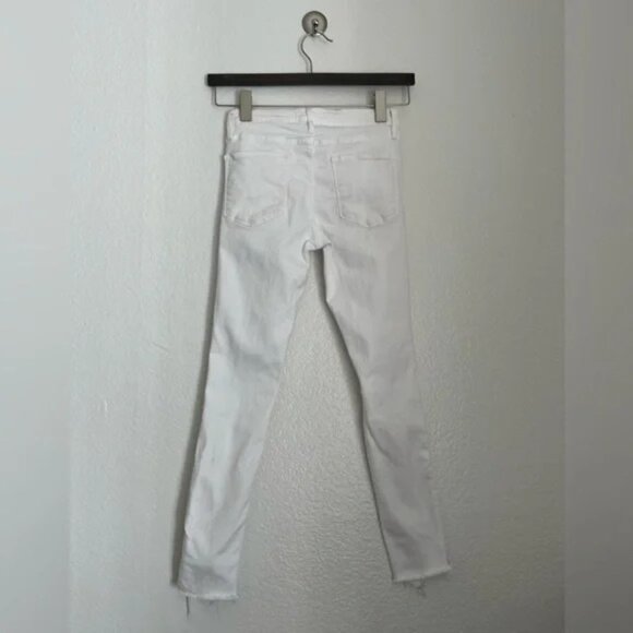 FRAME Mid-Rise Distressed Skinny Jeans - Picture 2 of 6